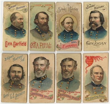 1888 N78 Duke "Histories of Generals" Booklets Collection (30)